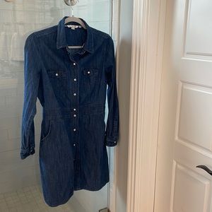 Boden 6R denim shirt dress